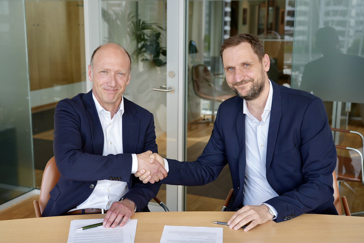 Søren Nedergaard, Chief Portfolio Officer of Novo Nordisk Foundation and Johnny Mogensen, director of NordForsk