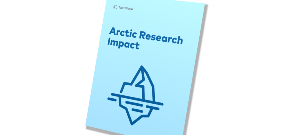  Forside af Arctic Research Impact-rapport.