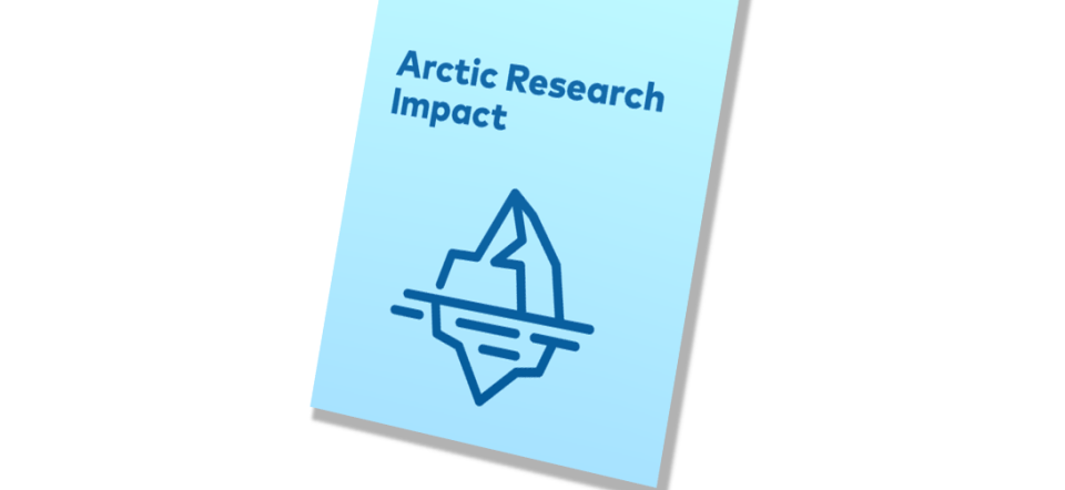 Arctic Research Impact Report frontcover
