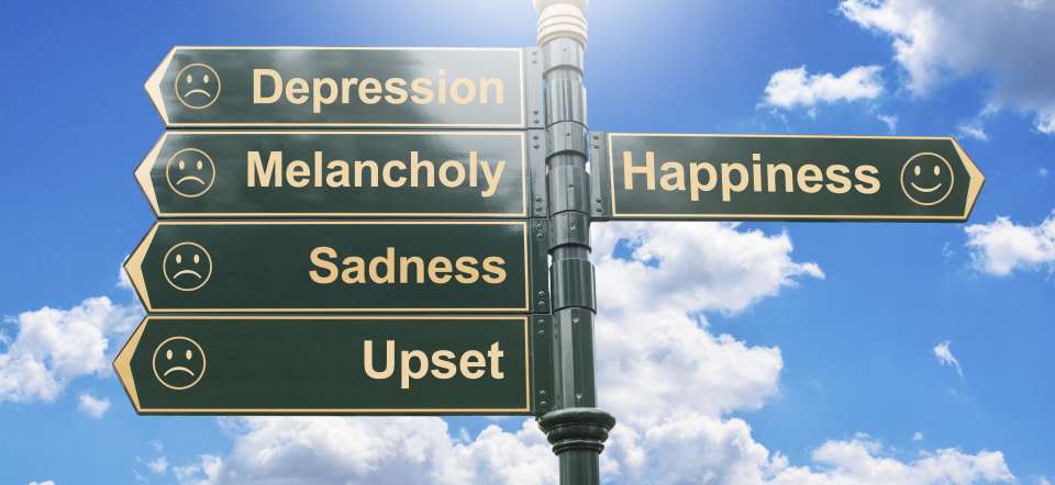 Road signs with blue sky background