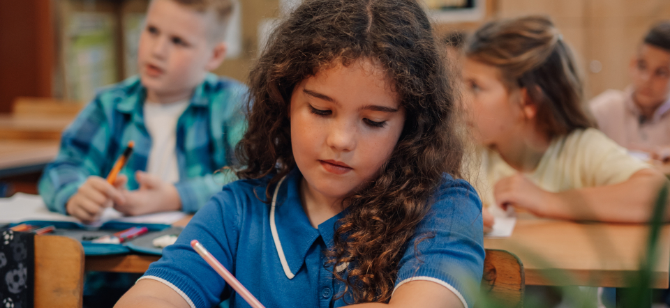 Children in classroom