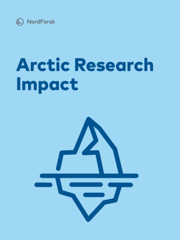 Forsiden av Arctic research impact report