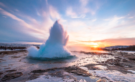 Geysir på Island