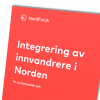 Forsiden av rapporten Integrering av innvandrere i Norge