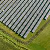 Solar panels on farm in Denmark
