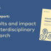 Plakat til rapport om tværvidenskab